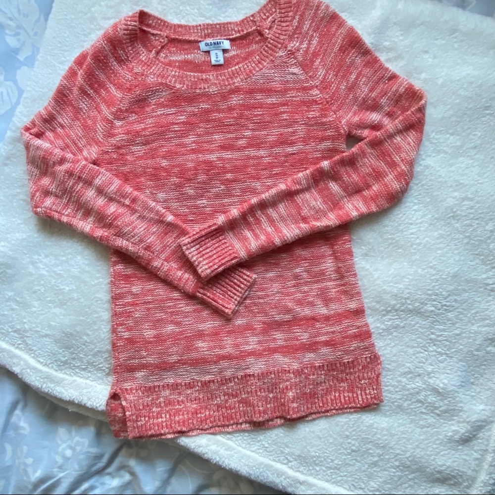 Old Navy Coral Sweater XS